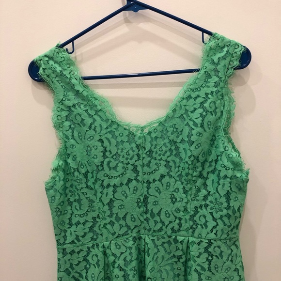Joie Rori Dress - Green Lace - Picture 4 of 8